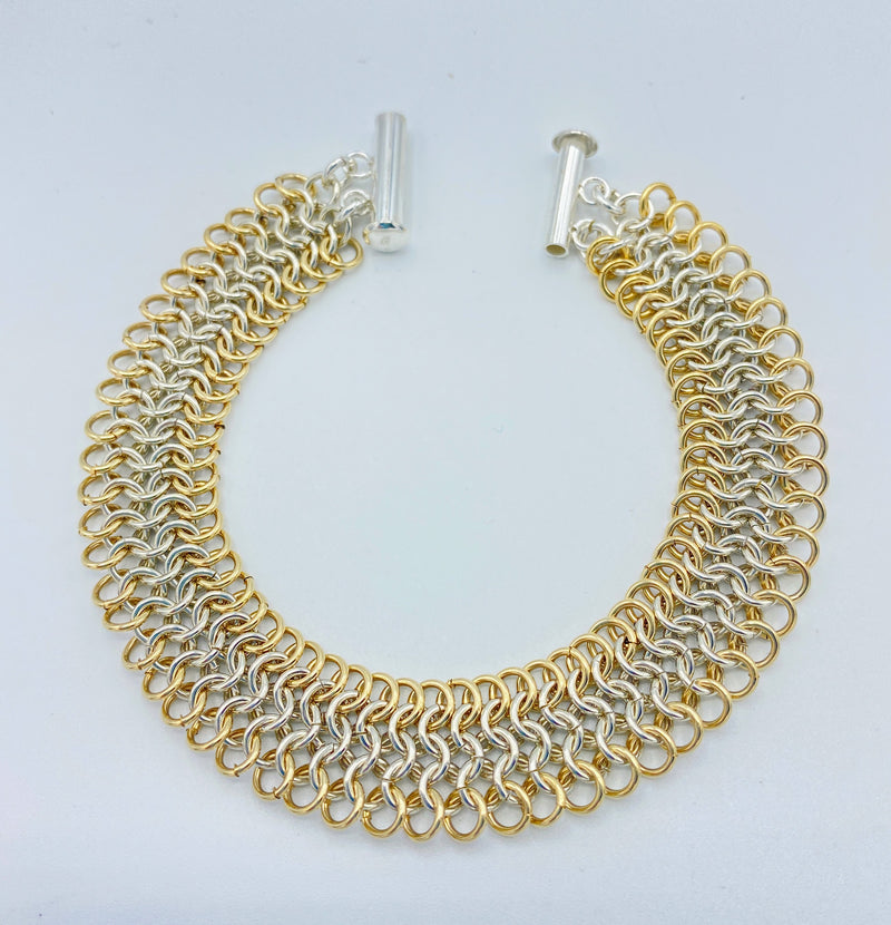Flat Chain Maille European Bracelet