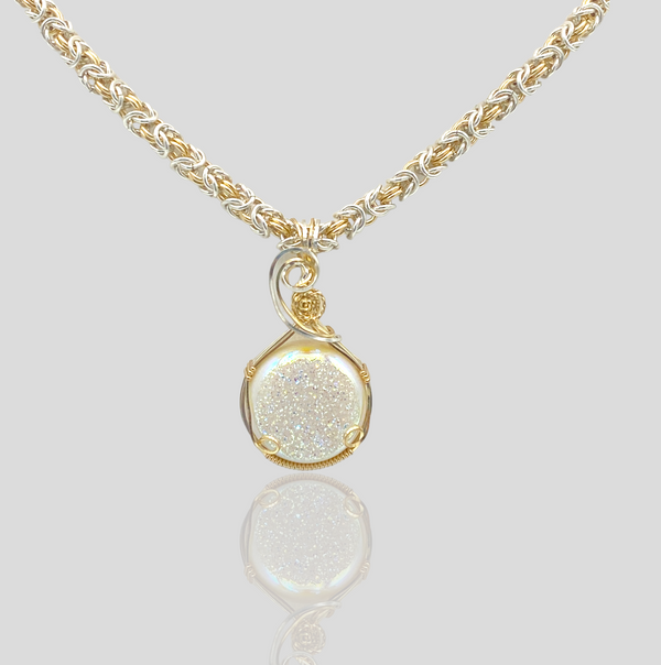 Druzy Quartz Pendant