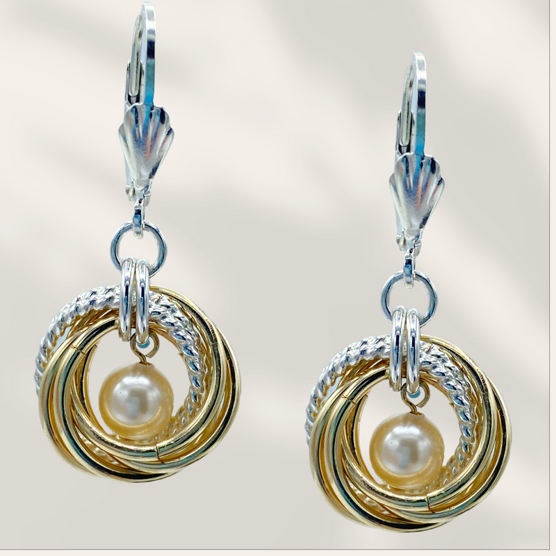 Pearl Knot Earrings