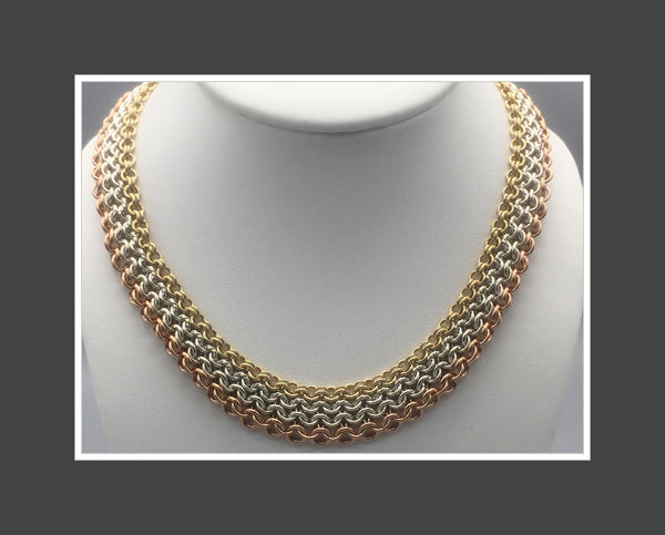 European Collar in Tri-Metals