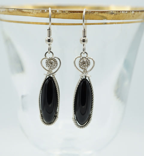 Stone Drop Earrings